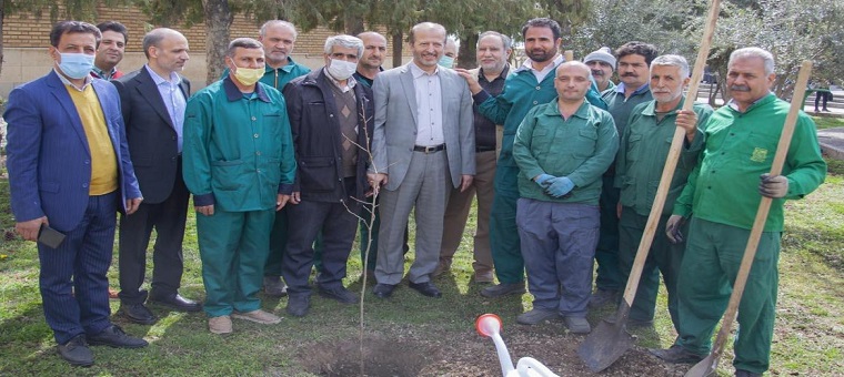  مراسم روز درختکاری در دانشگاه تربیت مدرس برگزار شد